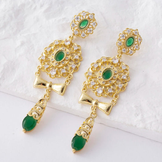 Boucles d'oreilles traditionnelles marocaines lovy
