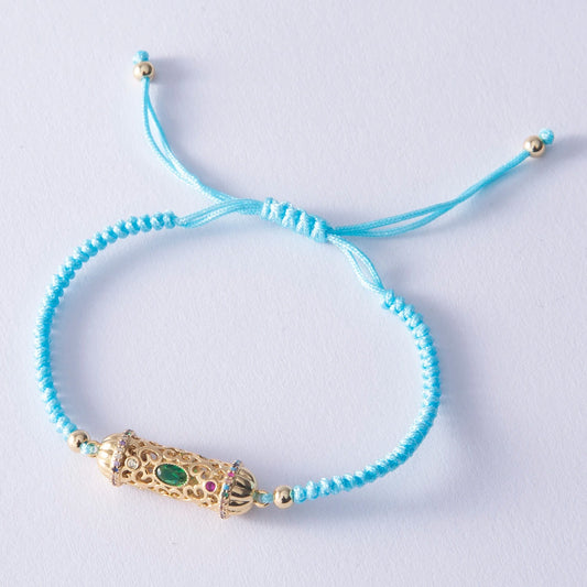 Bracelet corde tissée