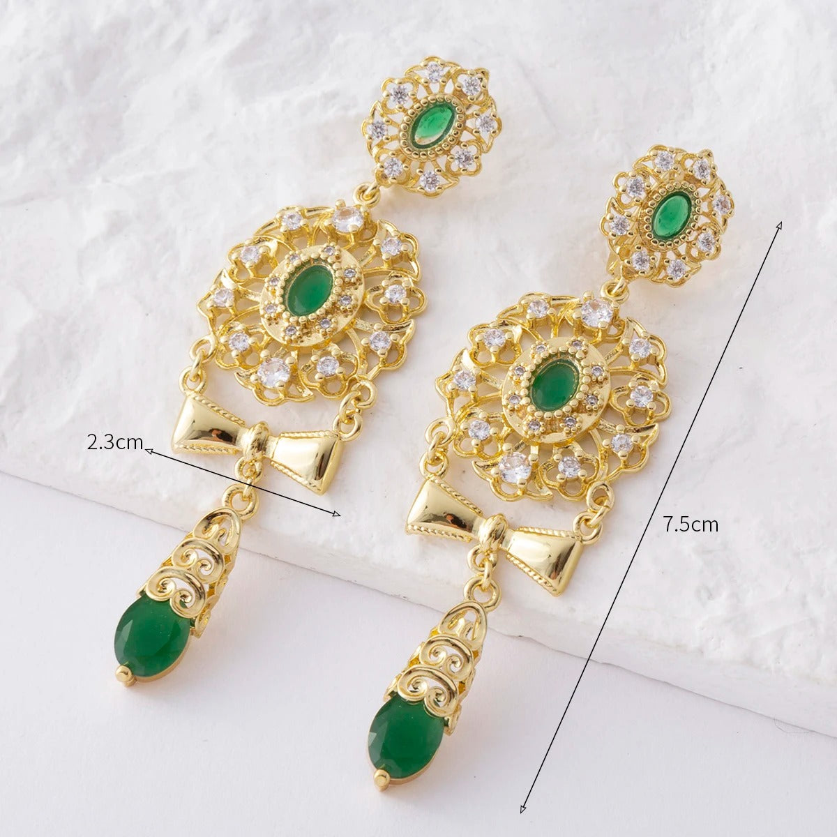 Boucles d'oreilles traditionnelles marocaines lovy