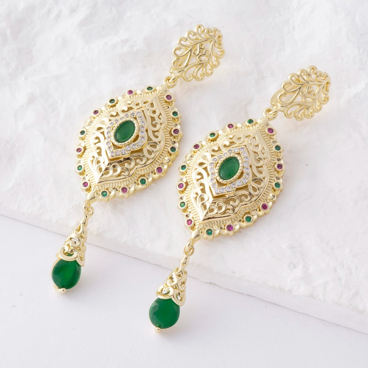 Boucles d'oreilles traditionnelles marocaines lovy